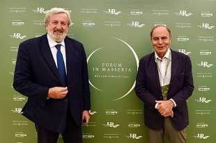 MICHELE EMILIANO E BRUNO VESPA ALLA MASSERIA LI RENI