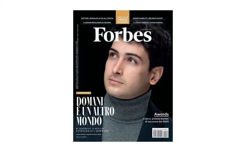 michele grazioli sulla copertina di forbes 1