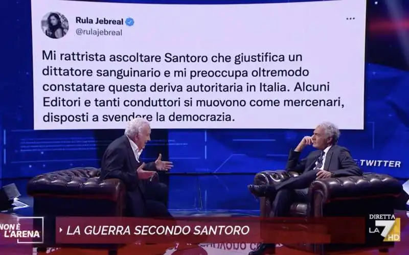 michele santoro   non e' l'arena   5