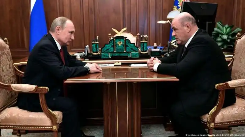 mikhail vladimirovich mishustin con vladimir putin 2