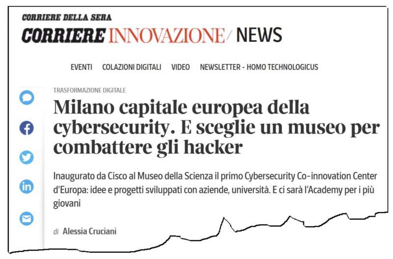 MILANO CAPITALE EUROPEA DELLA CYBERSECURITY