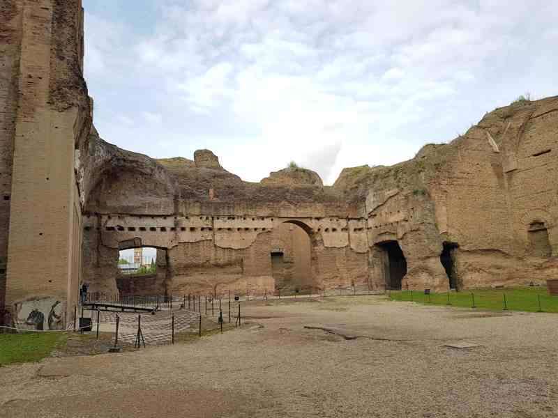 palestra orientale delle Terme DI CARACALLA