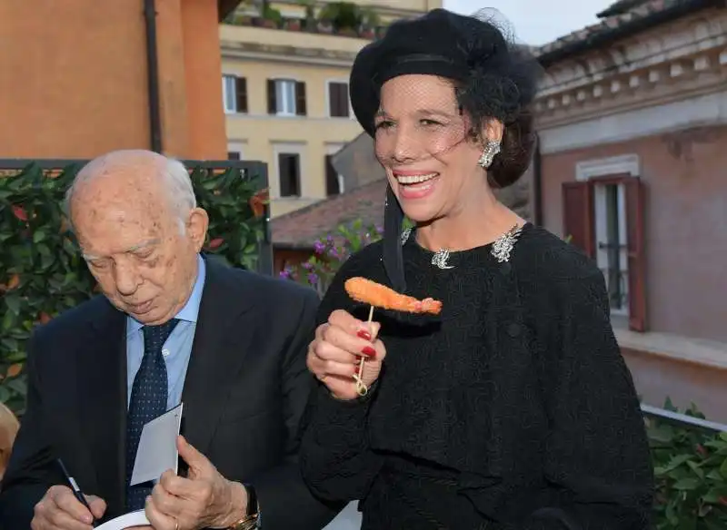 paolo cirino pomicino e marisela federici  foto di bacco