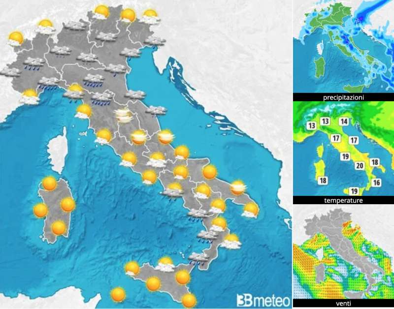 Previsioni domenica 29 maggio 2022