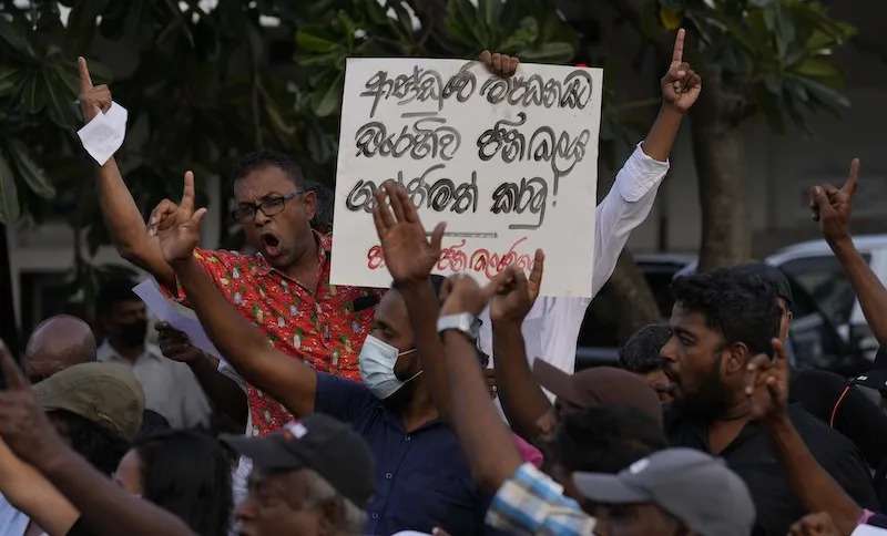 proteste sri lanka 1