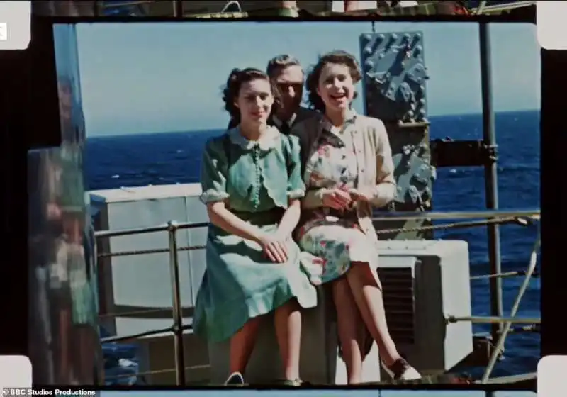 re giorgio con elisabetta e margaret nel 1947