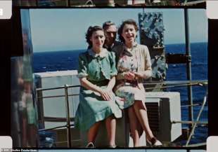 re giorgio con elisabetta e margaret nel 1947