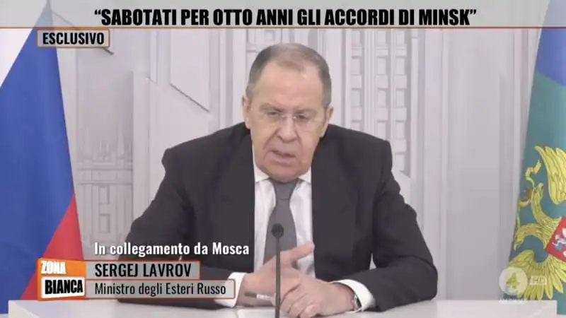 sergei lavrov intervistato da giuseppe brindisi a zona bianca   2