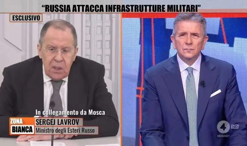 sergey lavrov a zona bianca