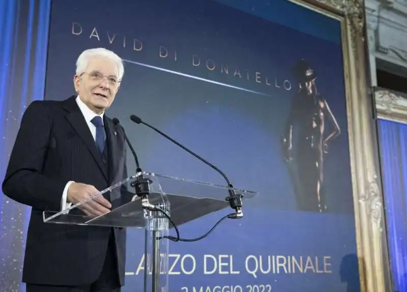 sergio mattarella   cerimonia di presentazione dei david di donatello 