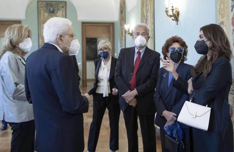 sergio mattarella francesco rutelli giovanna ralli sabrina ferilli