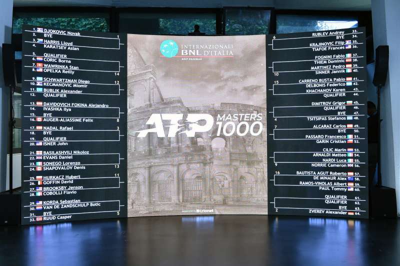 sorteggio internazionali d italia di tennis foto mezzelani gmt030