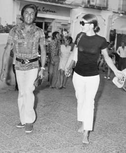 valentino a capri con jacqueline onassis