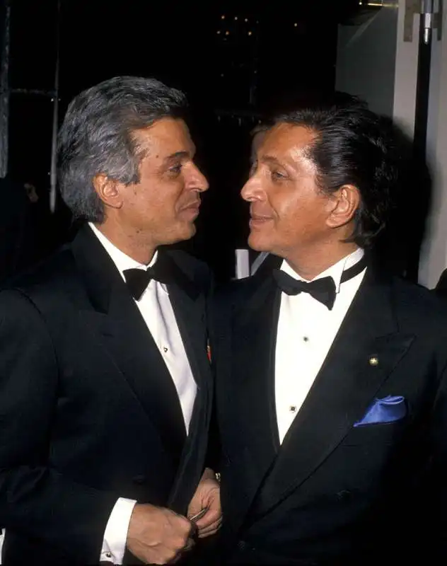 valentino e giancarlo giammetti a new york nel 1988