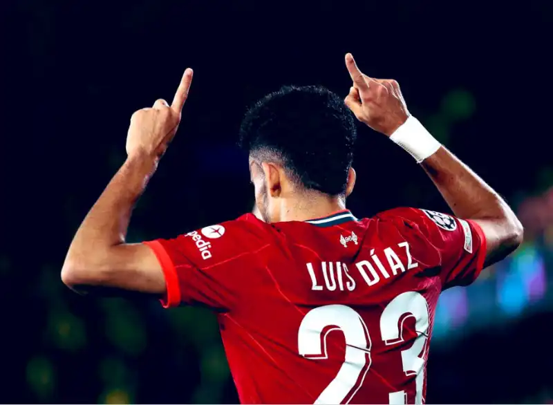 villarreal liverpool luis diaz