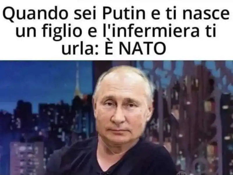 VLADIMIR PUTIN E LA NATO MEME