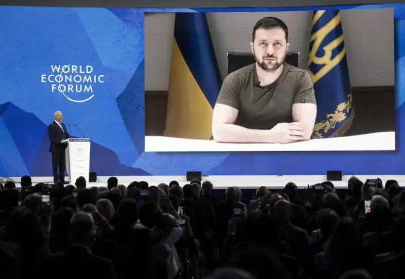 ZELENSKY DAVOS