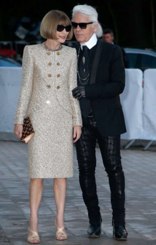 anna wintour karl lagerfeld