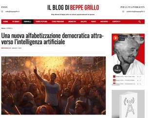 BEPPE GRILLO E L INTELLIGENZA ARTIFICIALE