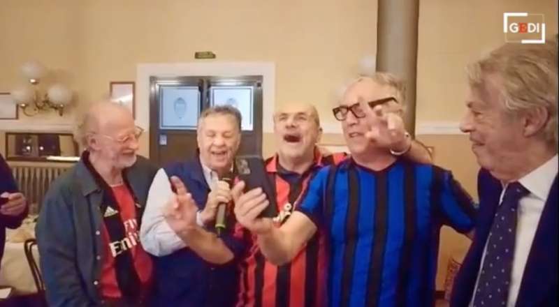 CENA ROSSONERAZZURRA PRIMA DELL EURODERBY.