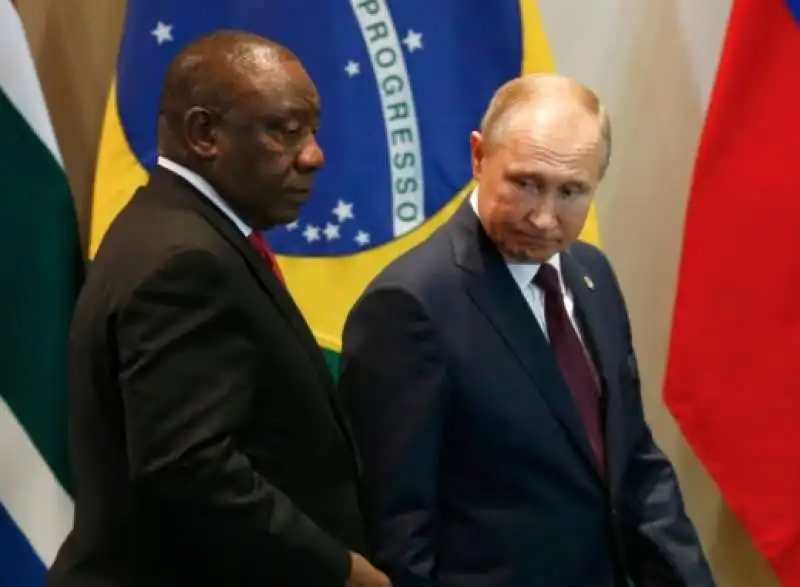 cyril ramaphosa  vladimir putin  