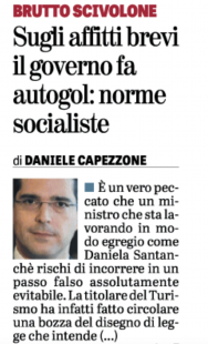 DANIELE CAPEZZONE CONTRO DANIELA SANTANCHE