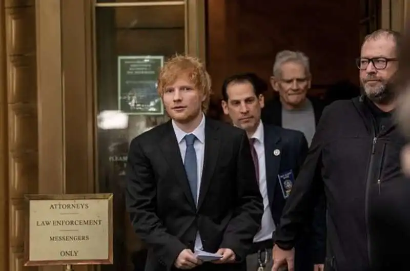 ed sheeran in tribunale   9