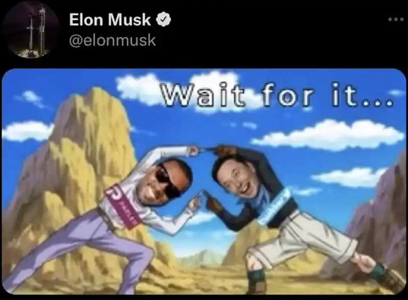 elon musk e ron desantis meme     