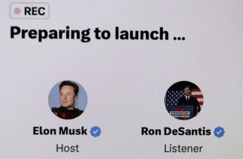 ELON MUSK RON DESANTIS TWITTER SPACE 