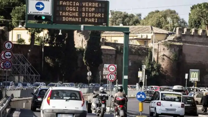 fascia verde -varchi a roma