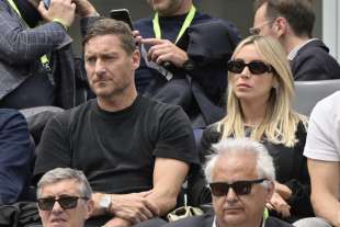 francesco totti noemi bocchi agli internazionali di tennis a roma 1