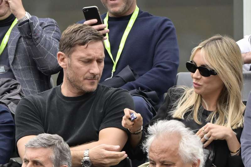 francesco totti noemi bocchi agli internazionali di tennis a roma 4