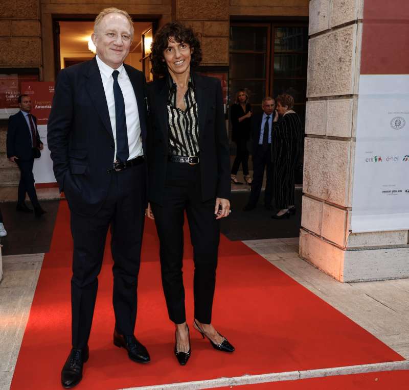 francois henri pinault e francesca bellettini premio guido carli 2023