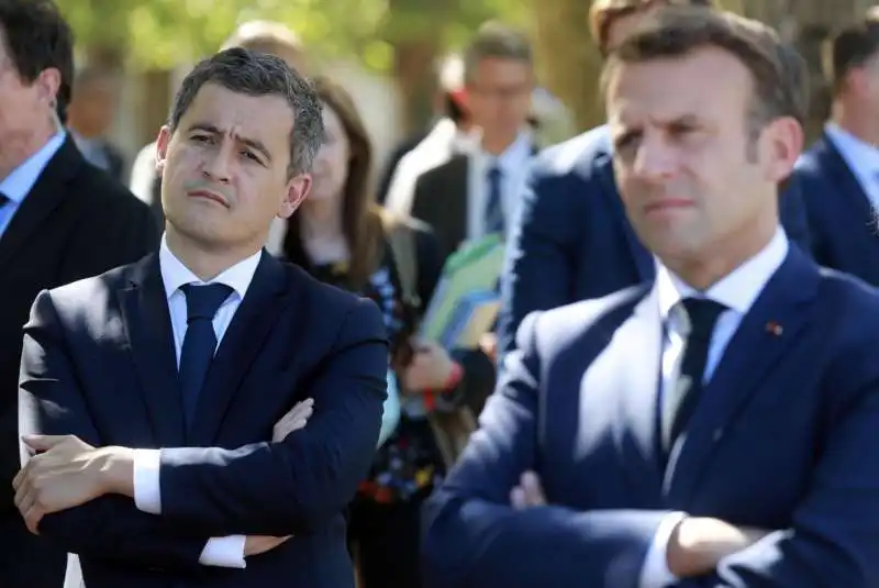 GERALD DARMANIN EMMANUEL MACRON 