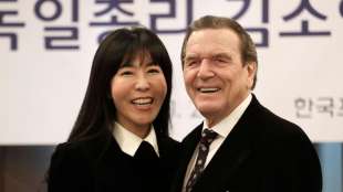 Gerhard Schroeder e la moglie Kim So-yeon