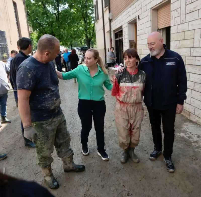 GIORGIA MELONI IN VISITA NELLE ZONE ALLUVIONATE