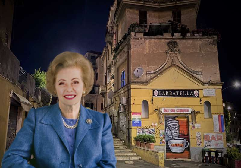 GIORGIA MELONI - LA MARGARET THATCHER DELLA GARBATELLA - MEME