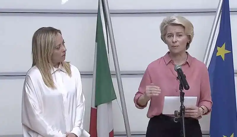 giorgia meloni ursula von der leyen  