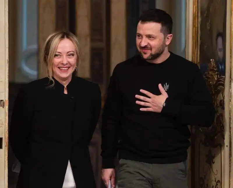 giorgia meloni volodymyr zelensky 