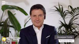 giuseppe conte a mezzora in piu 4