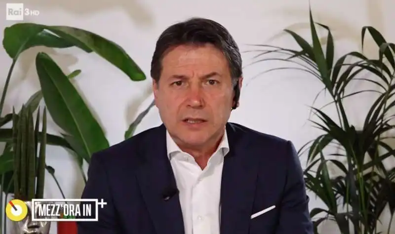 giuseppe conte a mezzora in piu   6