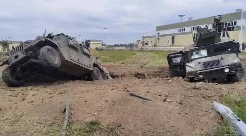 gli humvee americani usati per l attacco a belgorod   2