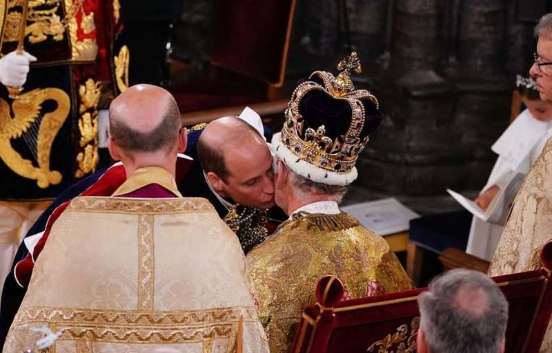 il bacio di william a re carlo 1