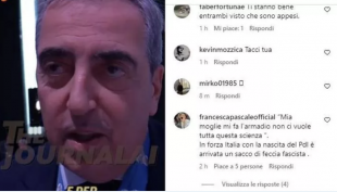 il commento su Instagram di Francesca Pascale contro Maurizio Gasparri