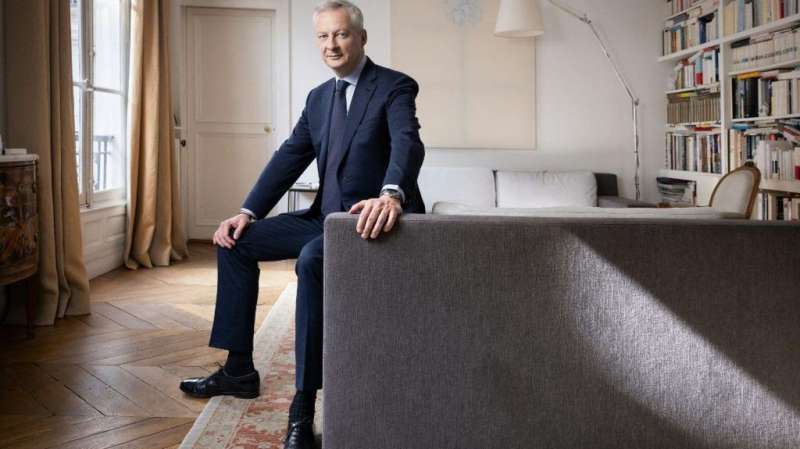 il ministro dell'economia francese Bruno Le Maire