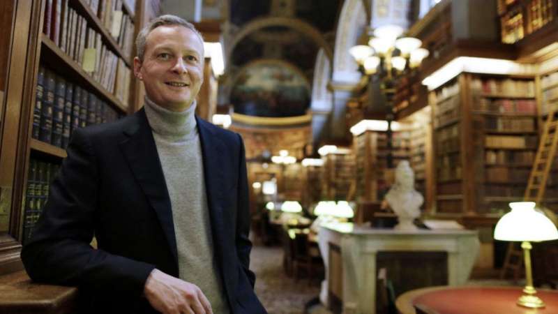 il ministro dell'economia francese Bruno Le Maire