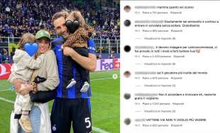 insulti sotto la foto pubblicata da roberto gagliardini