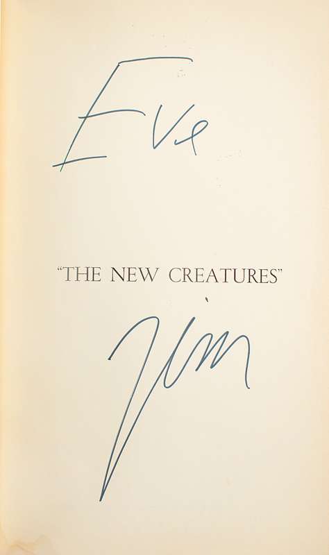 jim morrison the new creatures dedica a eve babitz