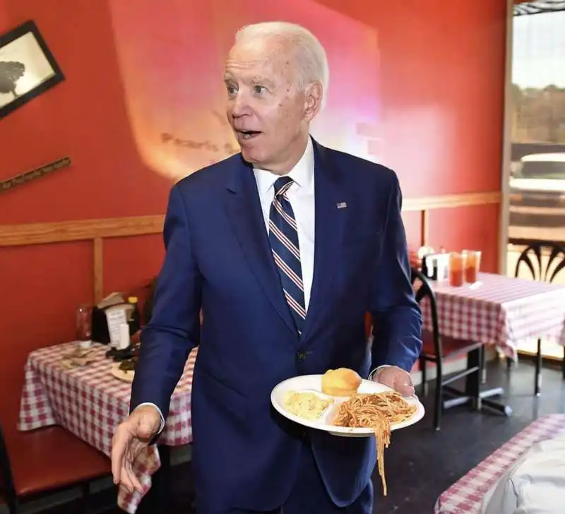 joe biden al ristorante 