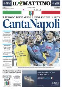 la vittoria dello scudetto del napoli il mattino